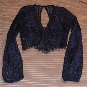 For Love and Lemons Crop top